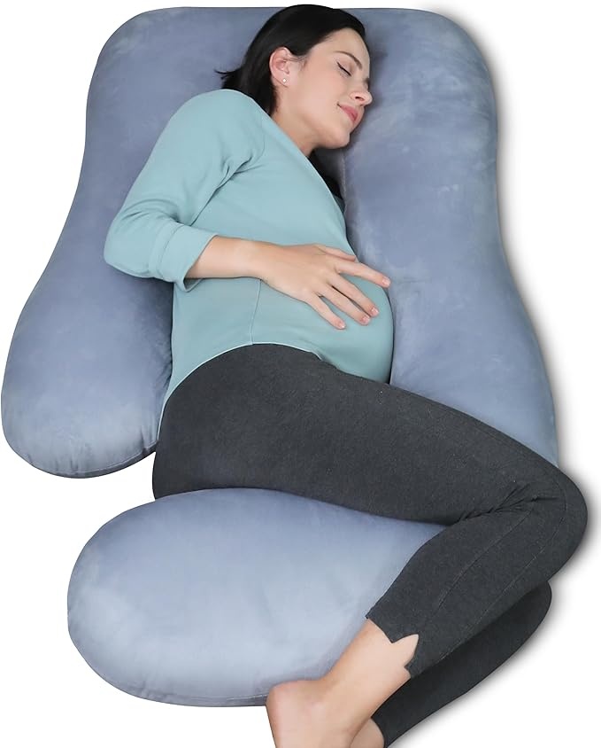Best value pregnancy pillow - MOON PARK U-shaped maternity pillow with ergonomic design for all trimesters