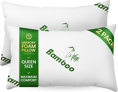 Xtreme Comforts Bamboo Shredded Memory Foam Pillow